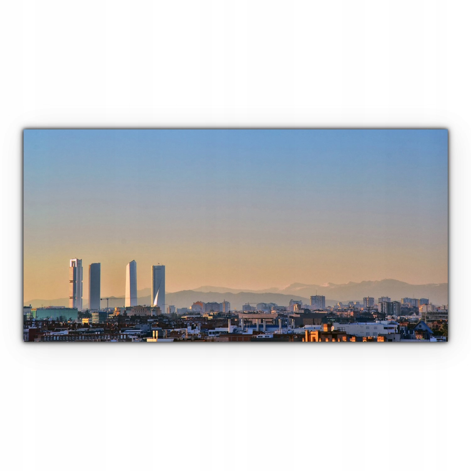 

Obraz Canvas dekoracja 140x70 Miasto Zachód Słońca