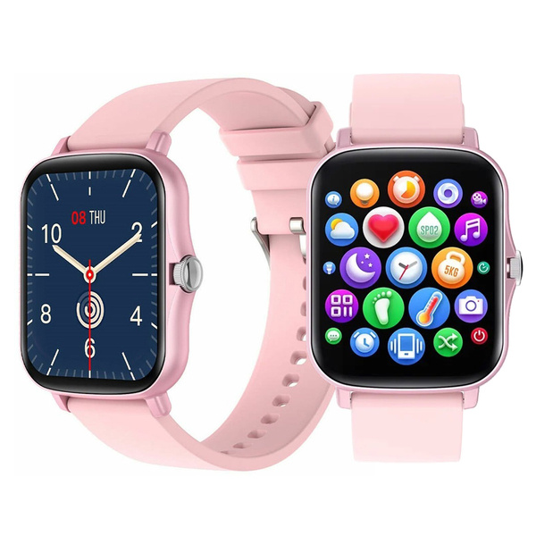 

Smartwatch Y2 Zegarek Damski Różowy Puls Sport Sms
