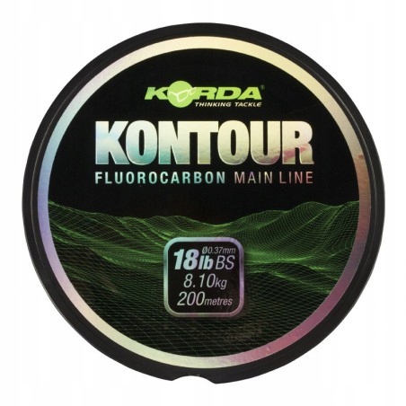 Korda Kontour Fluorcarbon Mainline 18lb 0,37mm 200m Fluorocarbon