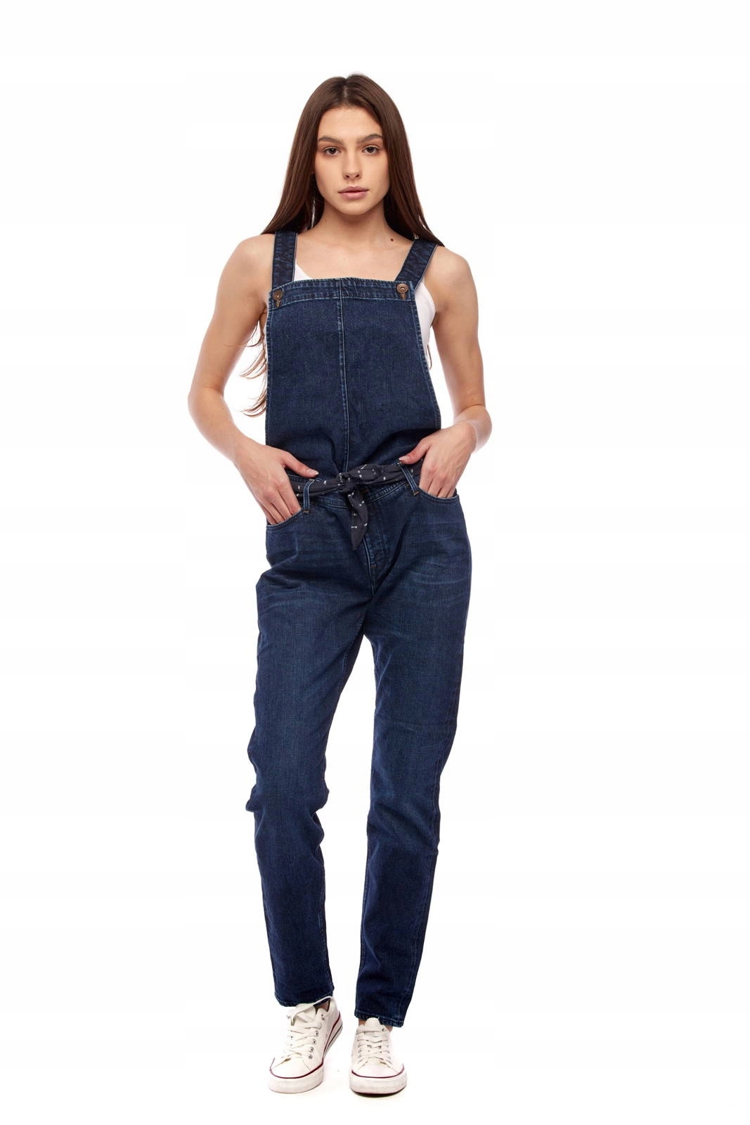 Dámské džíny Lee Salopette Selvage Worn Zahradníky L39CSAFY L