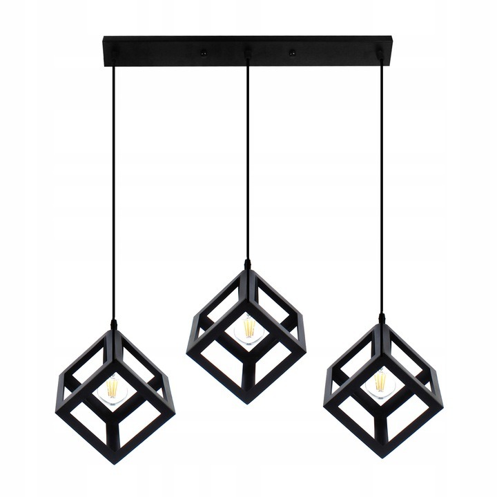 

Lampa Loft wisząca sufitowa Sweden E27 prosta