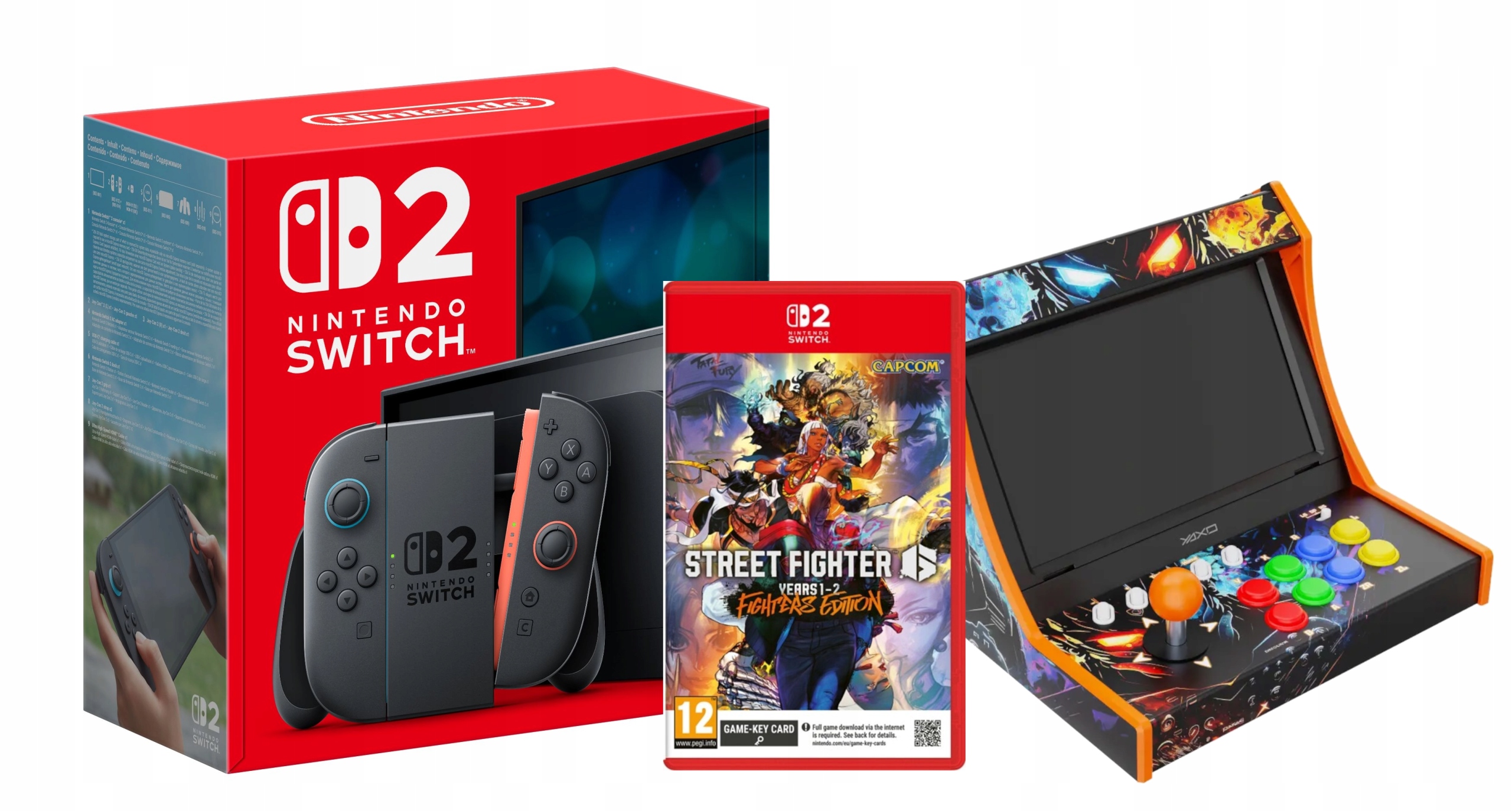Nintendo Switch 2 Arcade Arena Yaxo NS/NS2 Street Fighter 6 Years 1-2