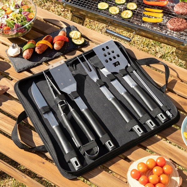 Zestaw przyborów do grilla BBQ w etui 12części Producent InnovaGoods