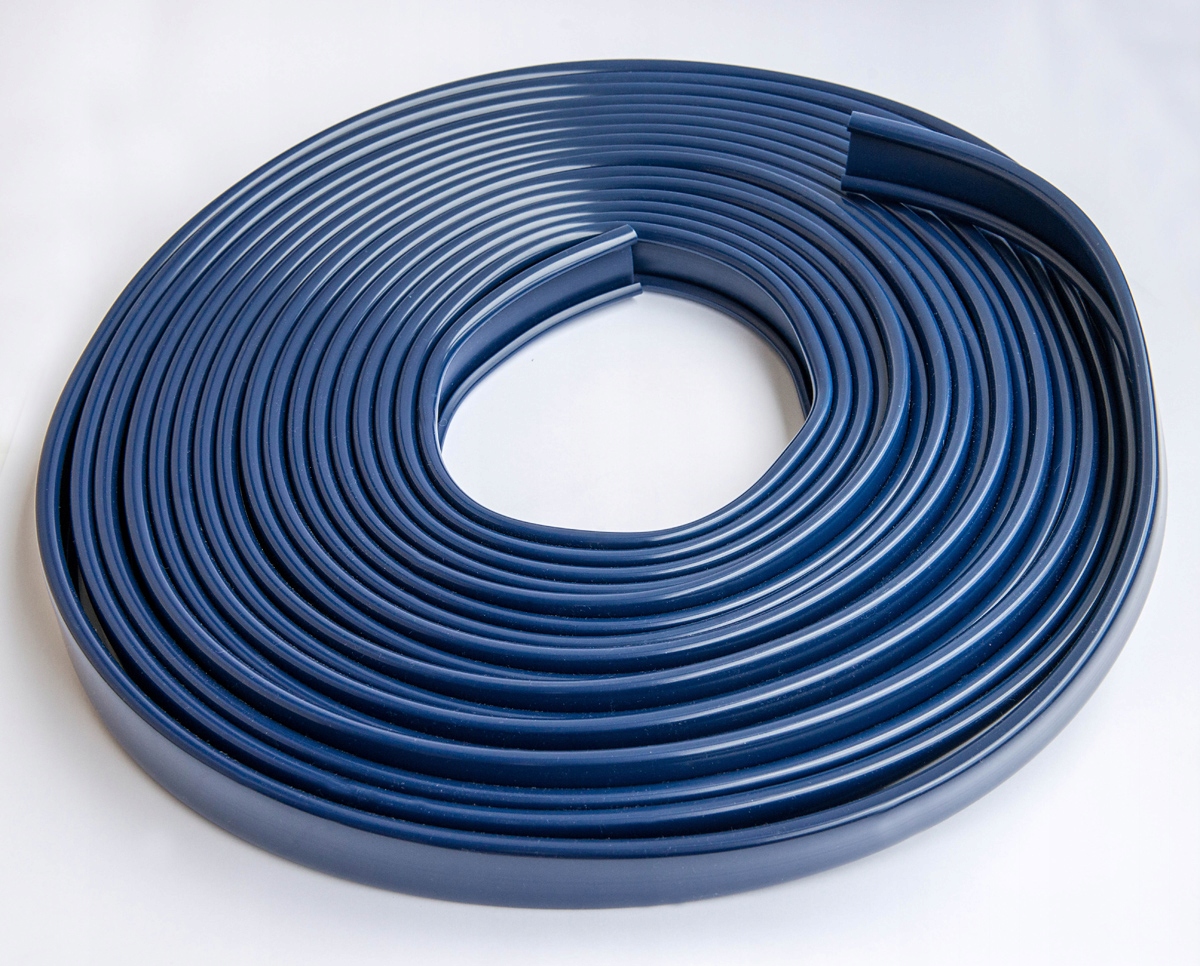 Zábradliová lišta 35x6 mm Granatová 20 mb