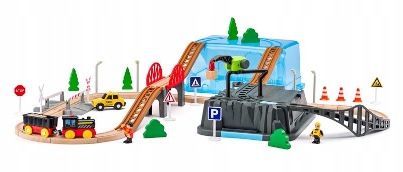 

Woodyland Kolejka Z Elektryczną Lokomotywą Zestaw
