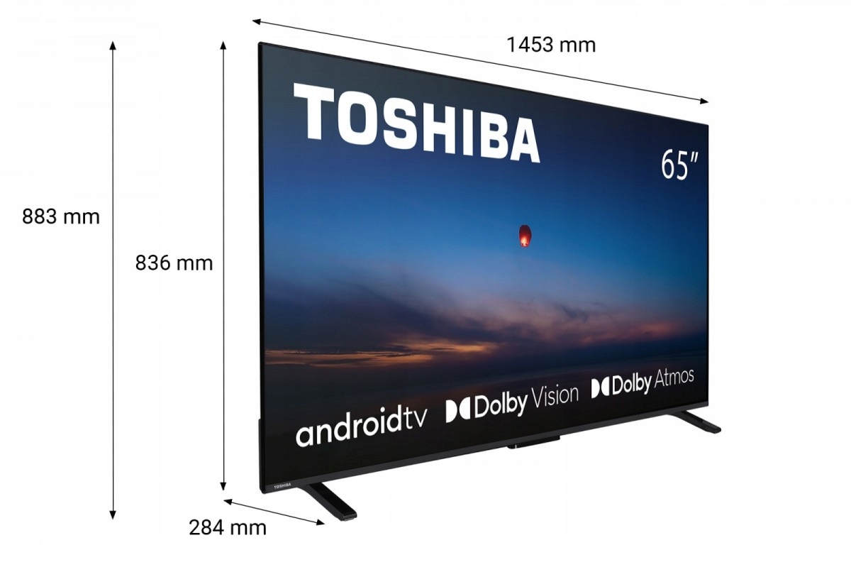 TOSHIBA Telewizor LED 65 cali 65UA2363DG Model 65UA2363DG