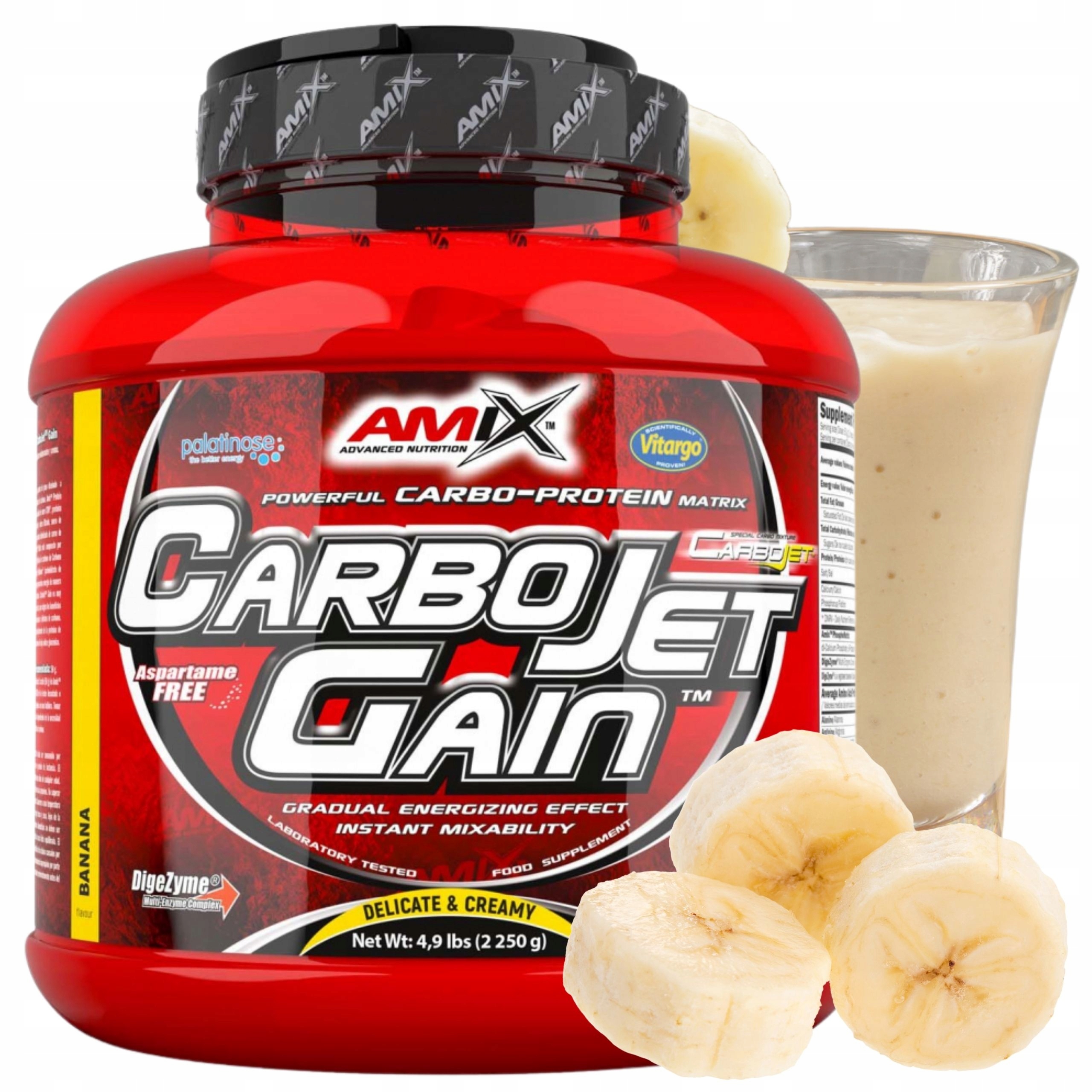 Doplněk Stravy na svalovou hmotu Komplexní sacharidy Cfm Protein Vitargo Gainer