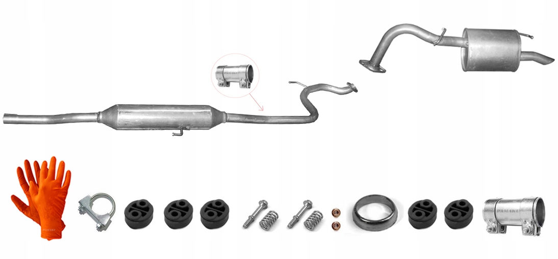 Toyota Yaris 1.3i 16V 64kW (2005-11/2008) Tlumič Koncový