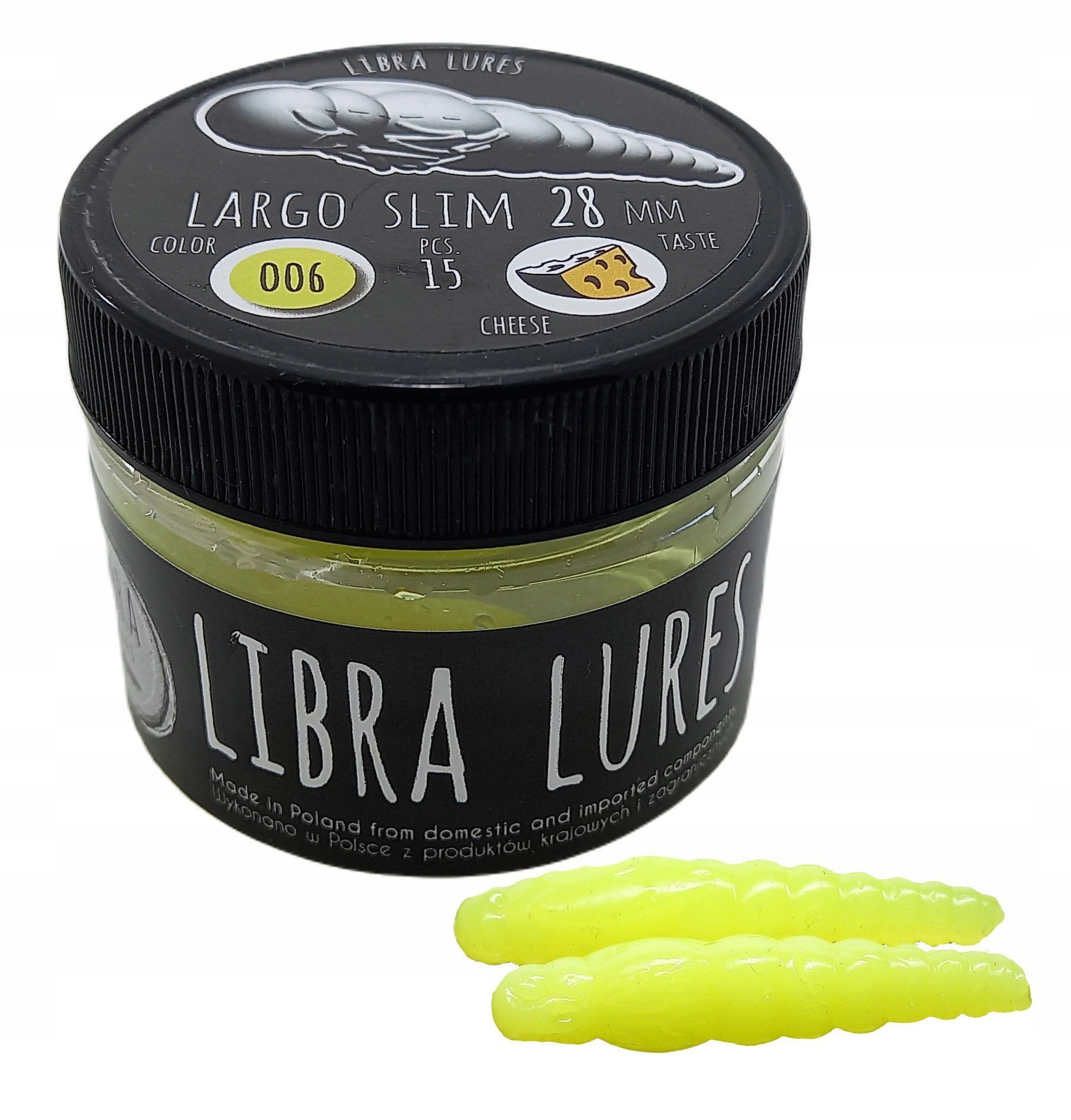 Libra Lures Largo Slim 006 Bez aromatu 2,8cm Smak: Bez aromatu, Długość (cm