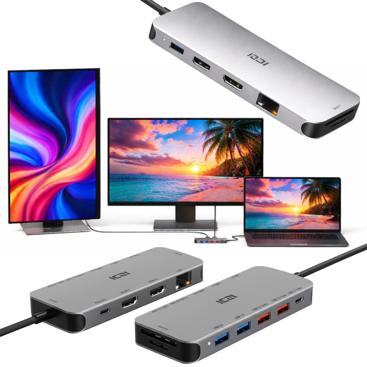 Asus Stacja Dokująca Do Laptopa Baza Z Funkcją Ładowania Ładuje Usb-c