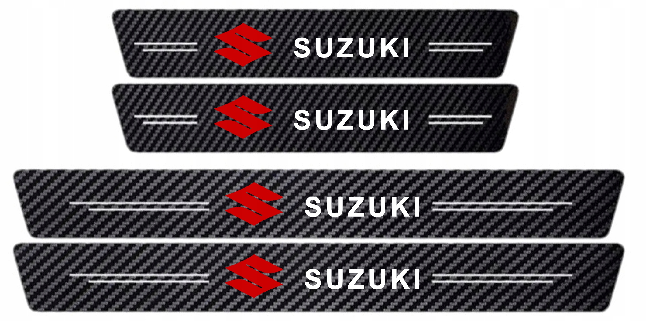 

Osłona naklejka na progi Suzuki Carbon