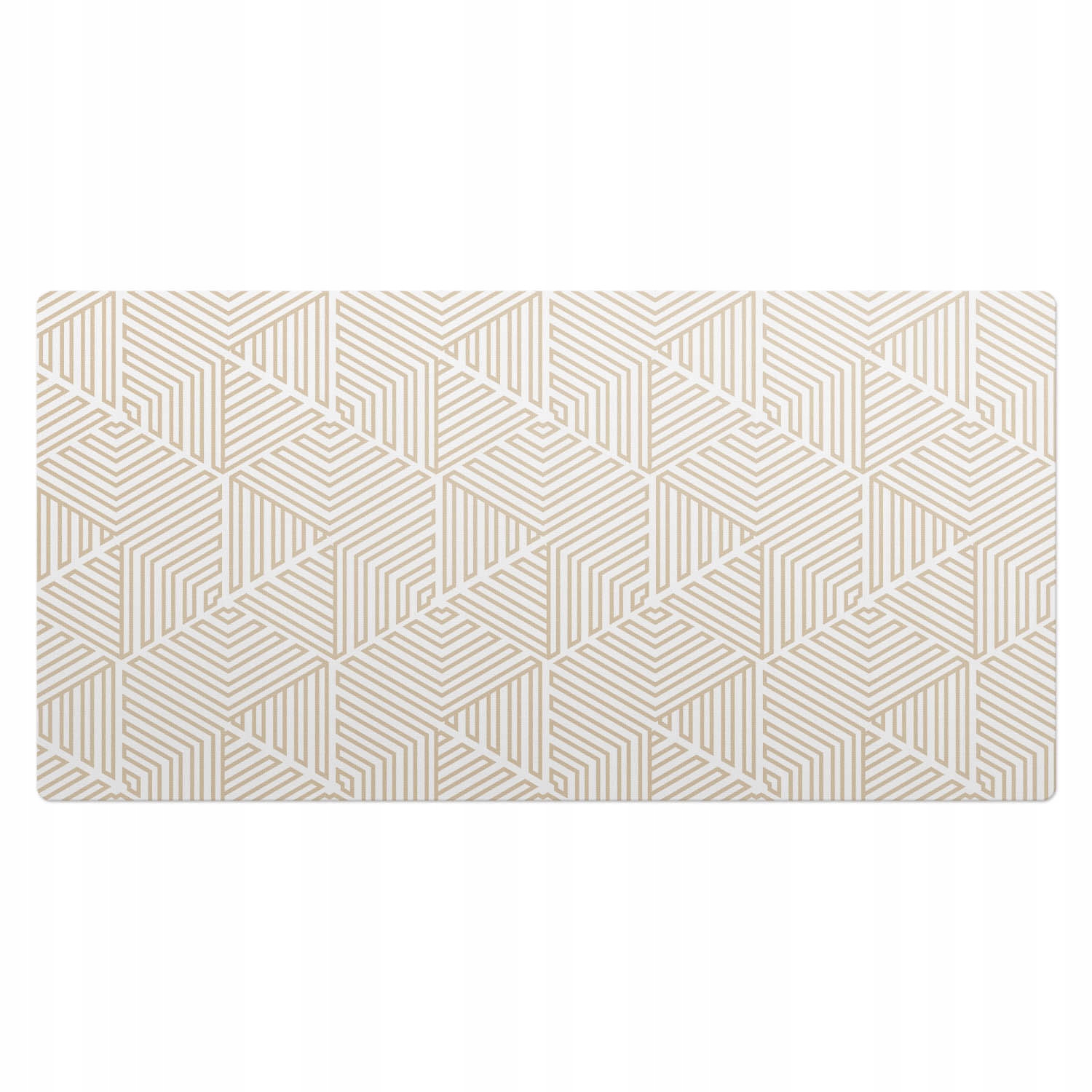 Vinylová podložka na psací stůl Labyrint v geometrických tvarech 100 x 50 cm