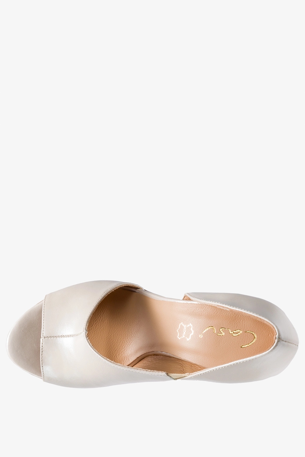 BEŻOWE CZÓŁENKA SKÓRZANE DAMSKIE NA OBCASIE SŁUPKU PERŁOWE ELEGANCKIE r 38 Rozmiar 38