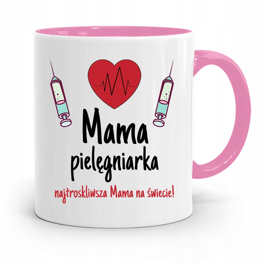 

Kubek Różowy Dla Mamy Mama Pielęgniarka