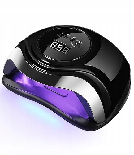 Uv Led Lampa Na Nehty 168W Sušička Se Senzorem Pro Manikúru, ocelová