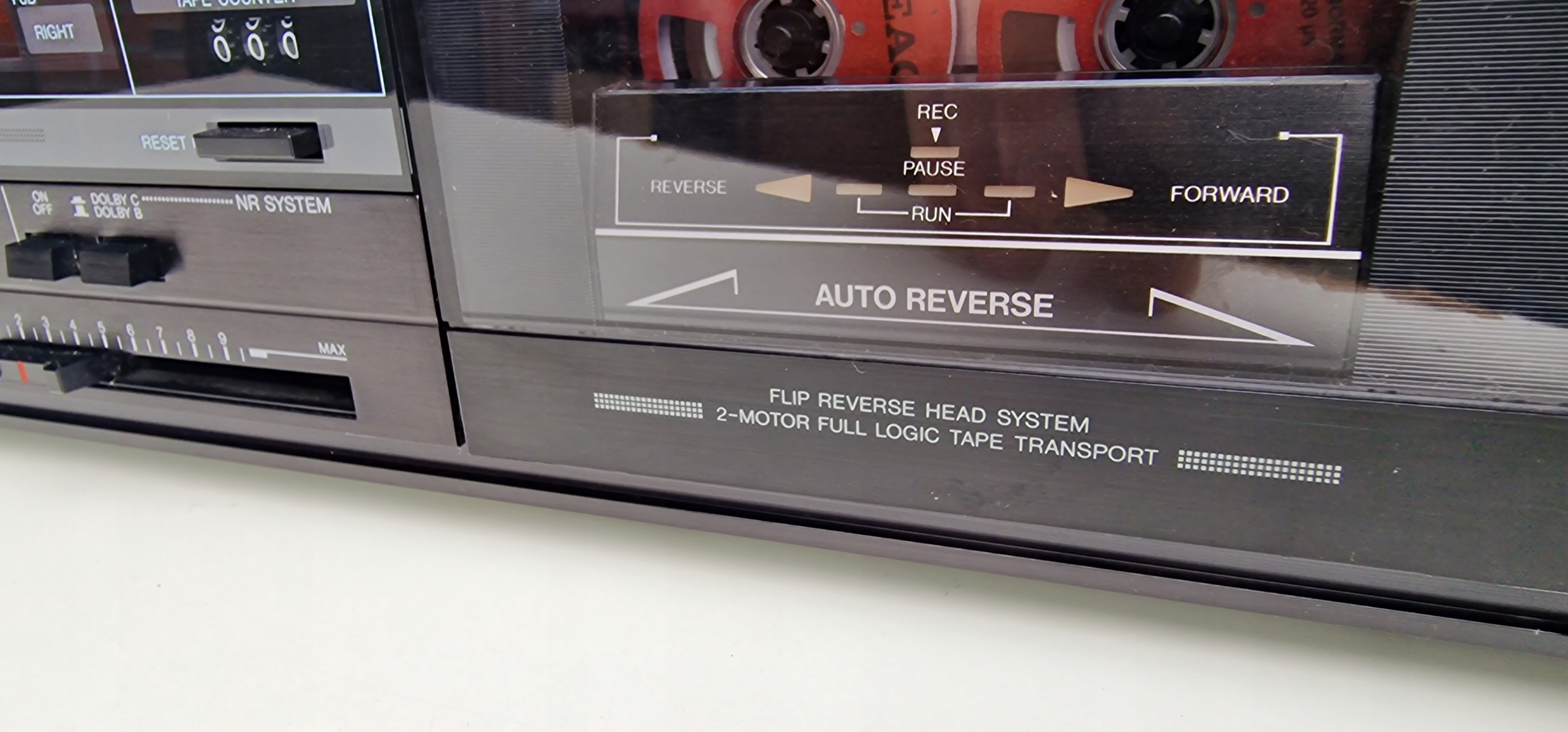 JVC KD VR 320 KD-VR320 magnetofon casette deck Kolor czarny