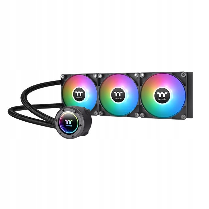 Thermaltake Vodní chlazení – TH360 V2 Argb (3x120 mm) měděný blok Cpu