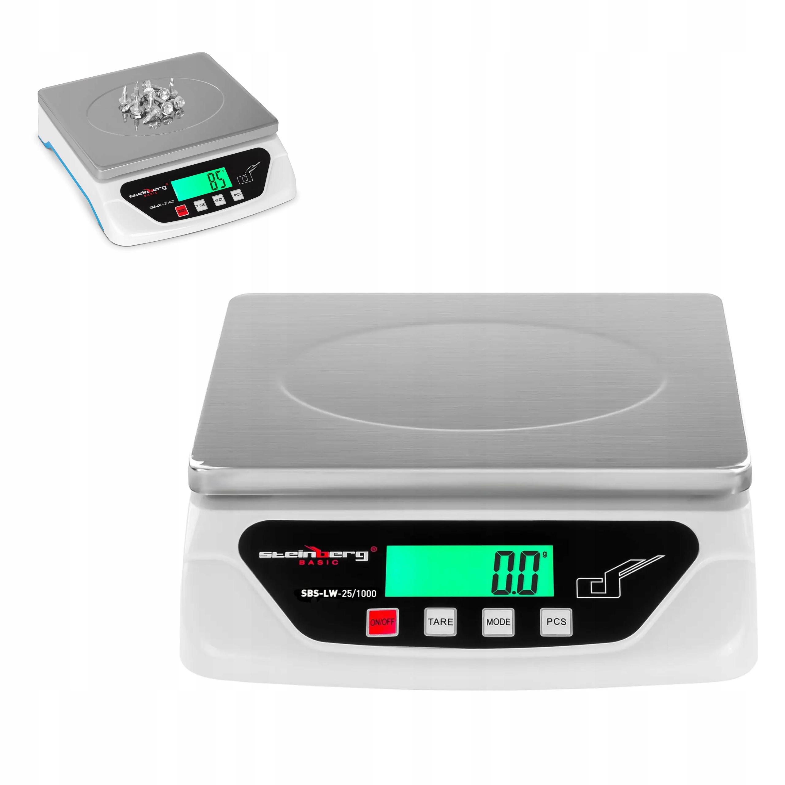 Poštovní Váha přesná 25 kg 1 g LCD s podsvícením