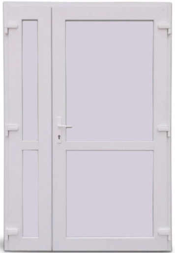 DRZWI ZEWNĘTRZNE PCV DWUSKRZYDŁOWE NA WYMIAR