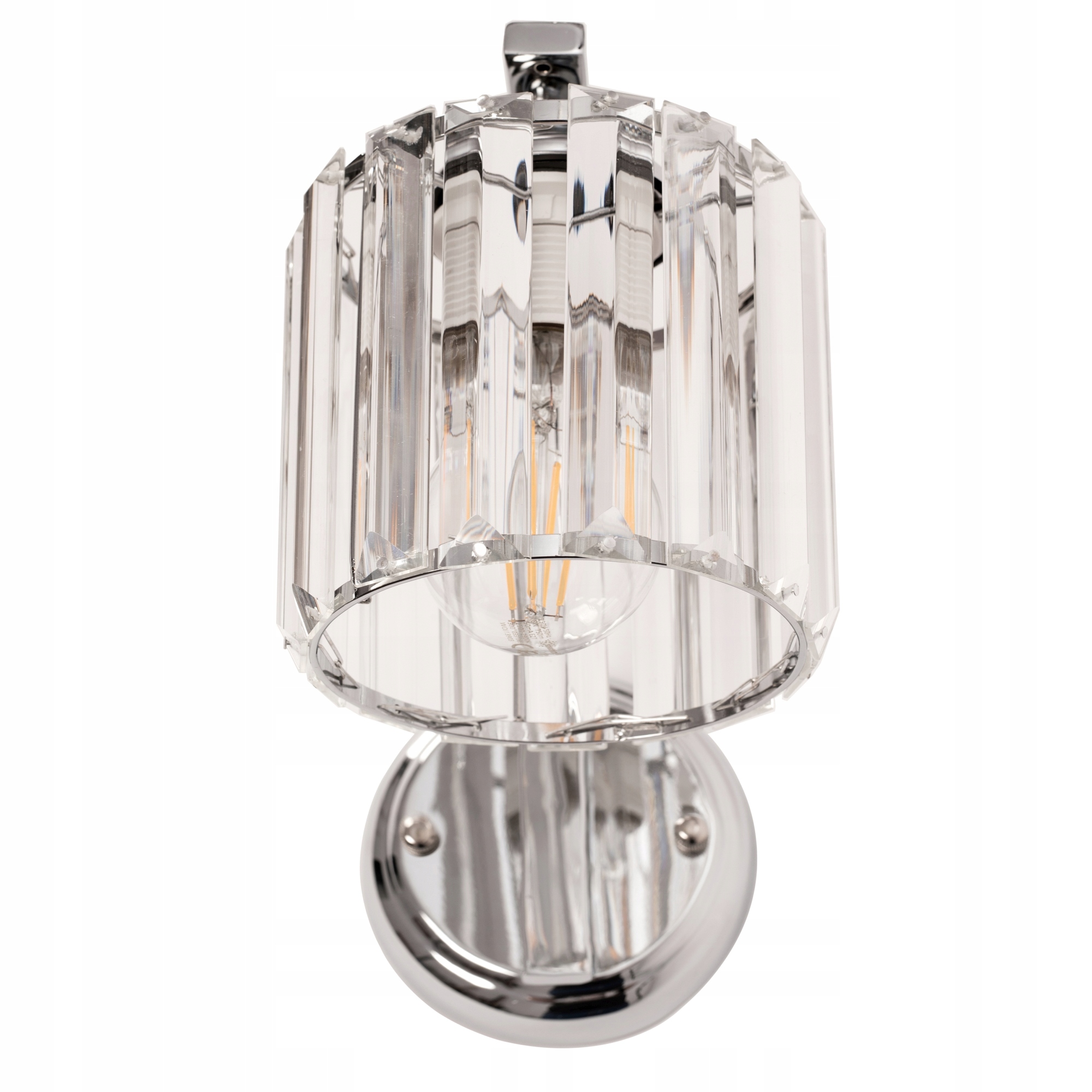 LAMPA ŚCIENNA KINKIET GLAMOUR KRYSZTAŁOWA CHROM Kod producenta OSW-08557