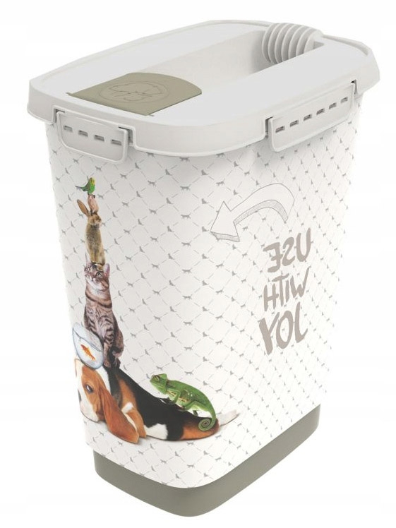 

Pojemnik Na Karmę Z Dozownikiem 10 L 8kg Rotho