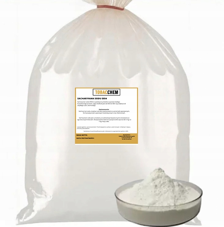 Sacharinát Sodný E954 – Sladidlo bez kalorií, 300–500x sladší než cukr 5 kg