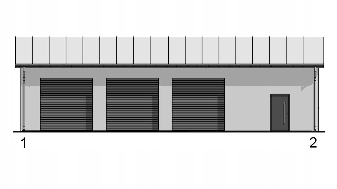 BUDYNEK GOSPODARCZY G0241 Szerokość 17 m