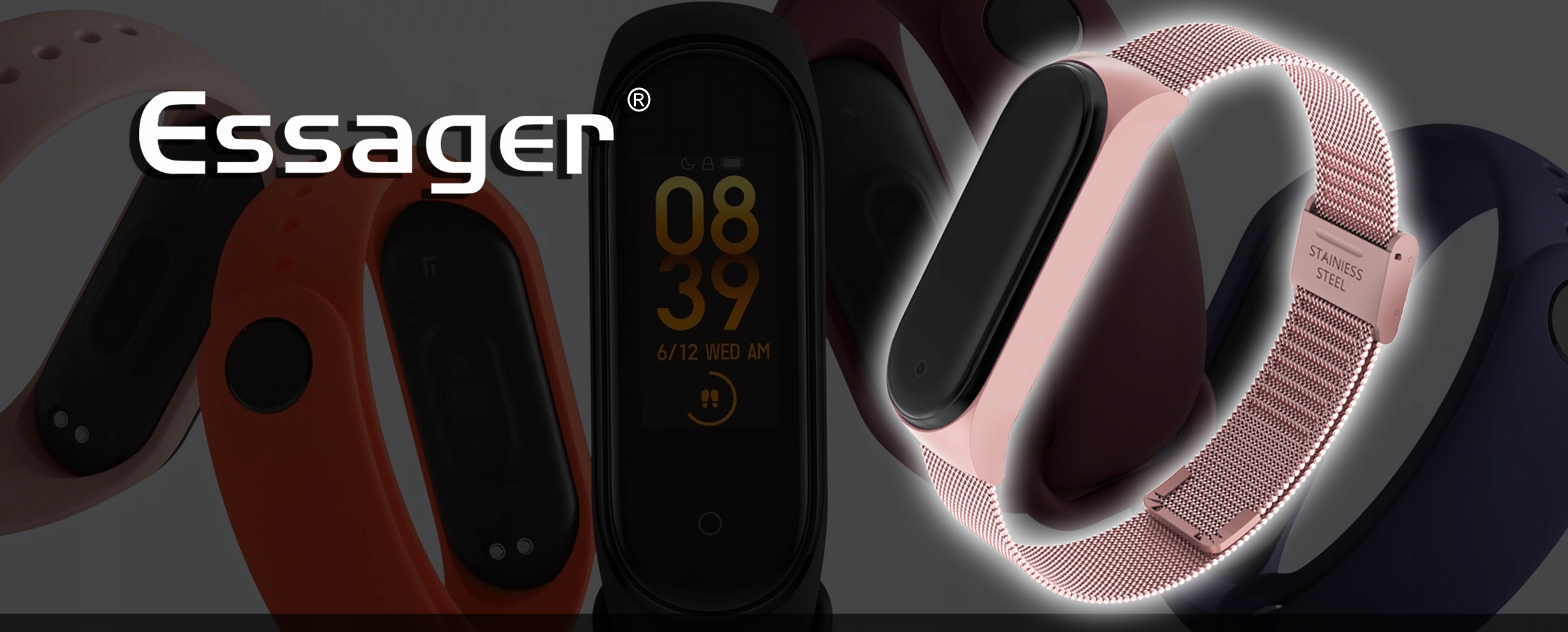 BRANSOLETKA OPASKA do XIAOMI MI BAND 5 ROSE GOLD Pochodzenie zamiennik