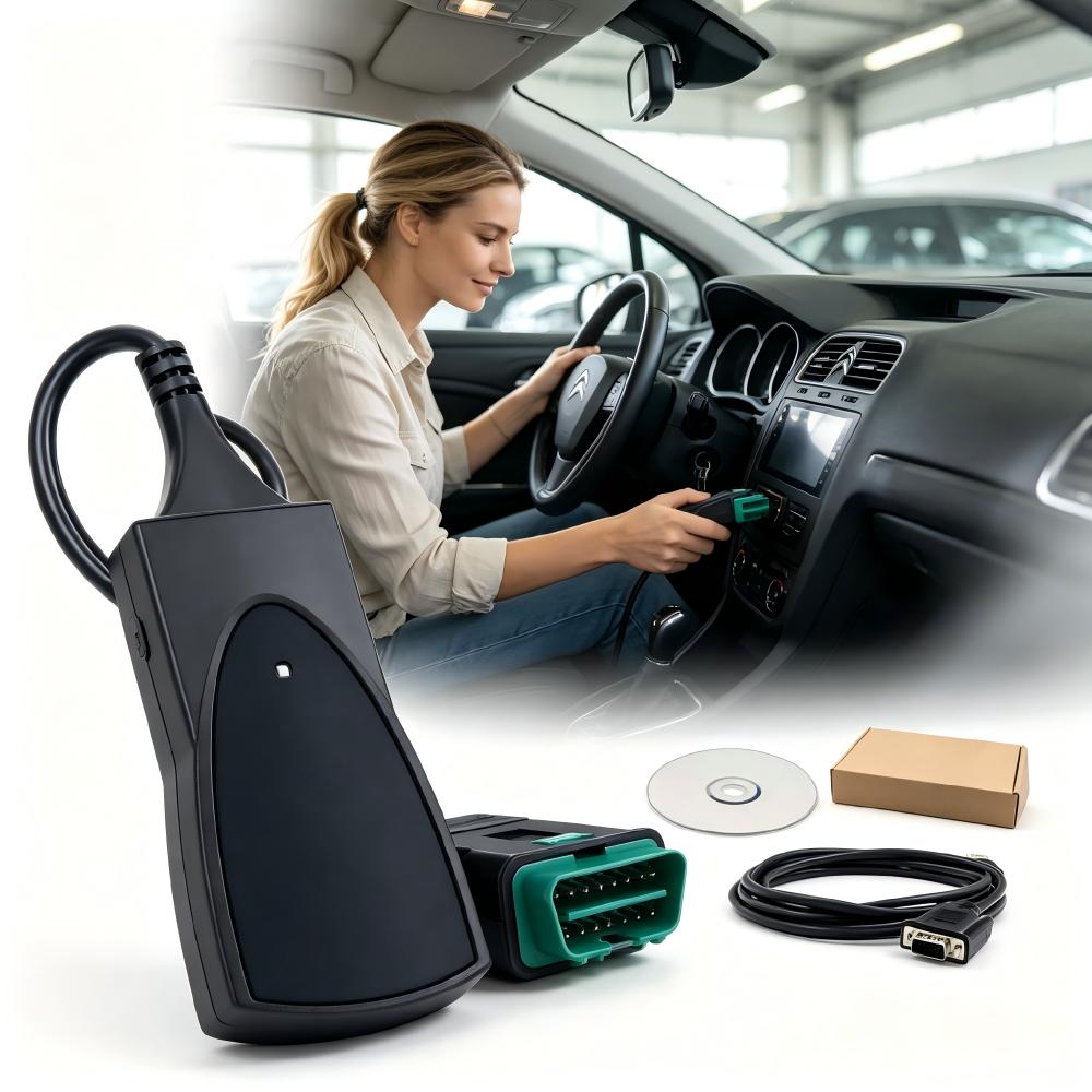 Diagnostické rozhranie Lexia 3 DiagBox PP2000 9.85 pre Citroen Peugeot
