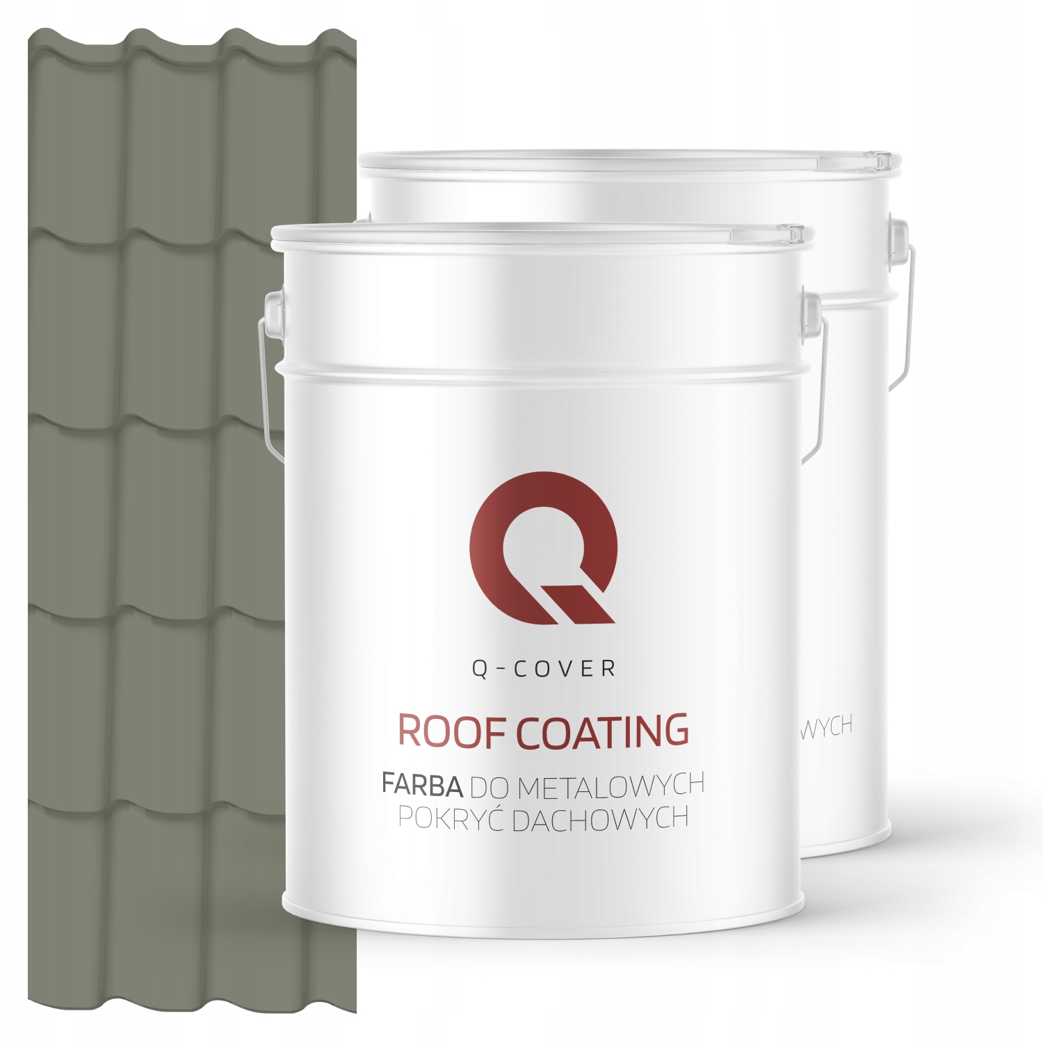 Farba Na Kovové Strechy Cementová Podložka Šedá RAL7033 74 m2 Satén