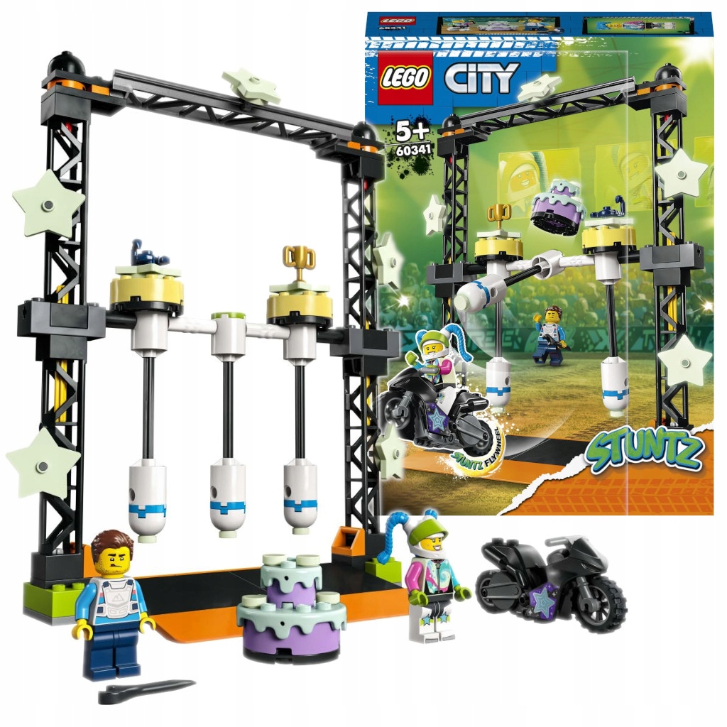 

Lego City Wyzwanie kaskaderskie przewracanie 60341