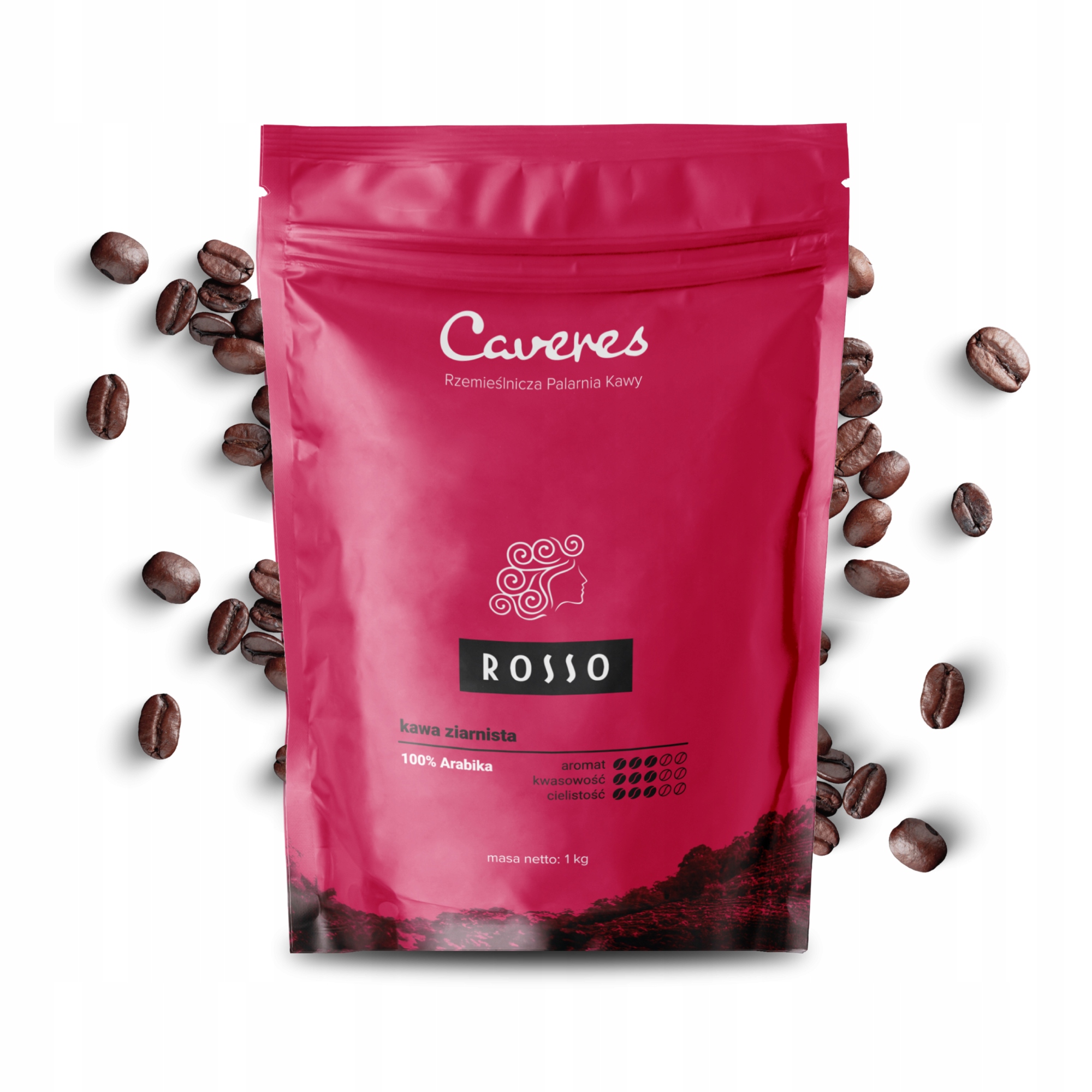 Sorpressa Rosso Kawa Ziarnista 1kg – 100% Arabica Blend ziaren