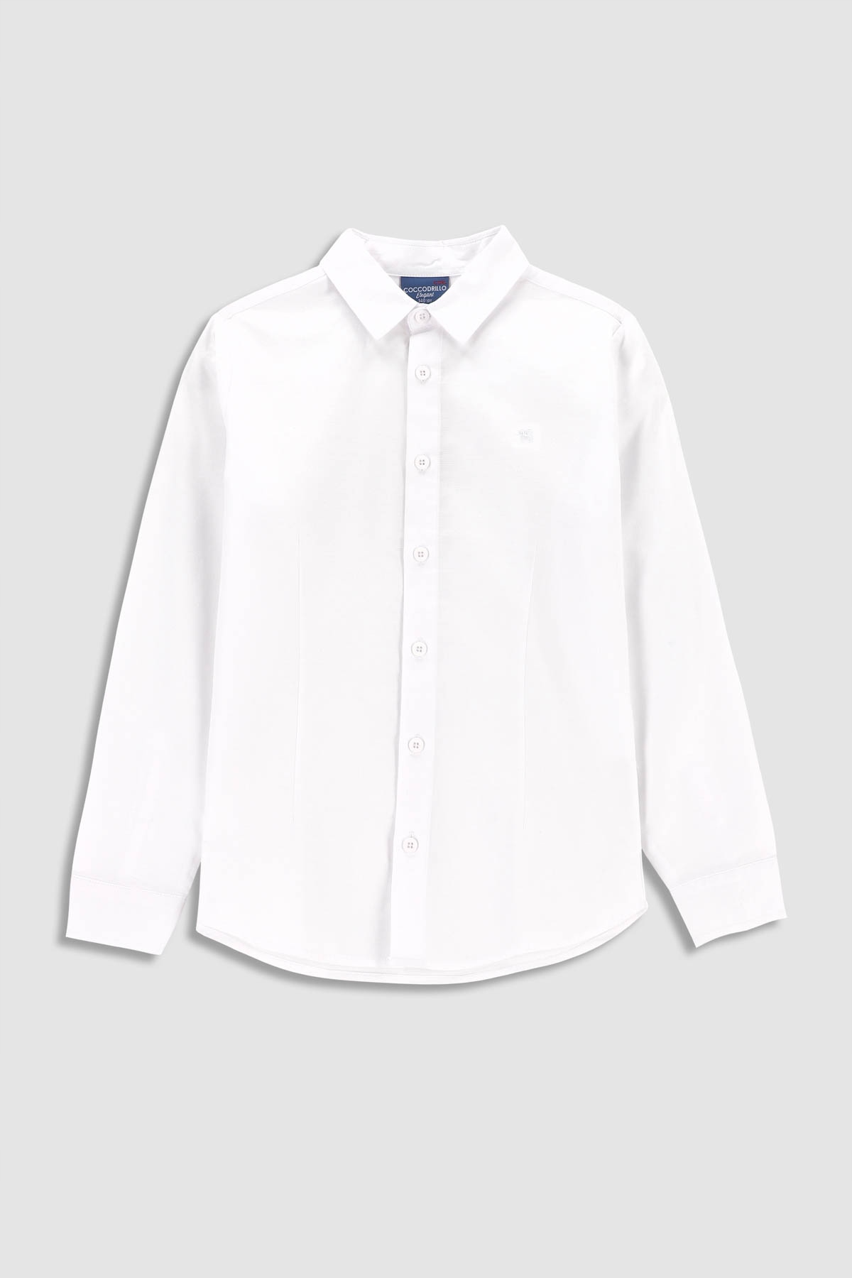 Chłopięca koszula biała 122 Elegancka Wizytowa Koszula Dziecięca Coccodrill