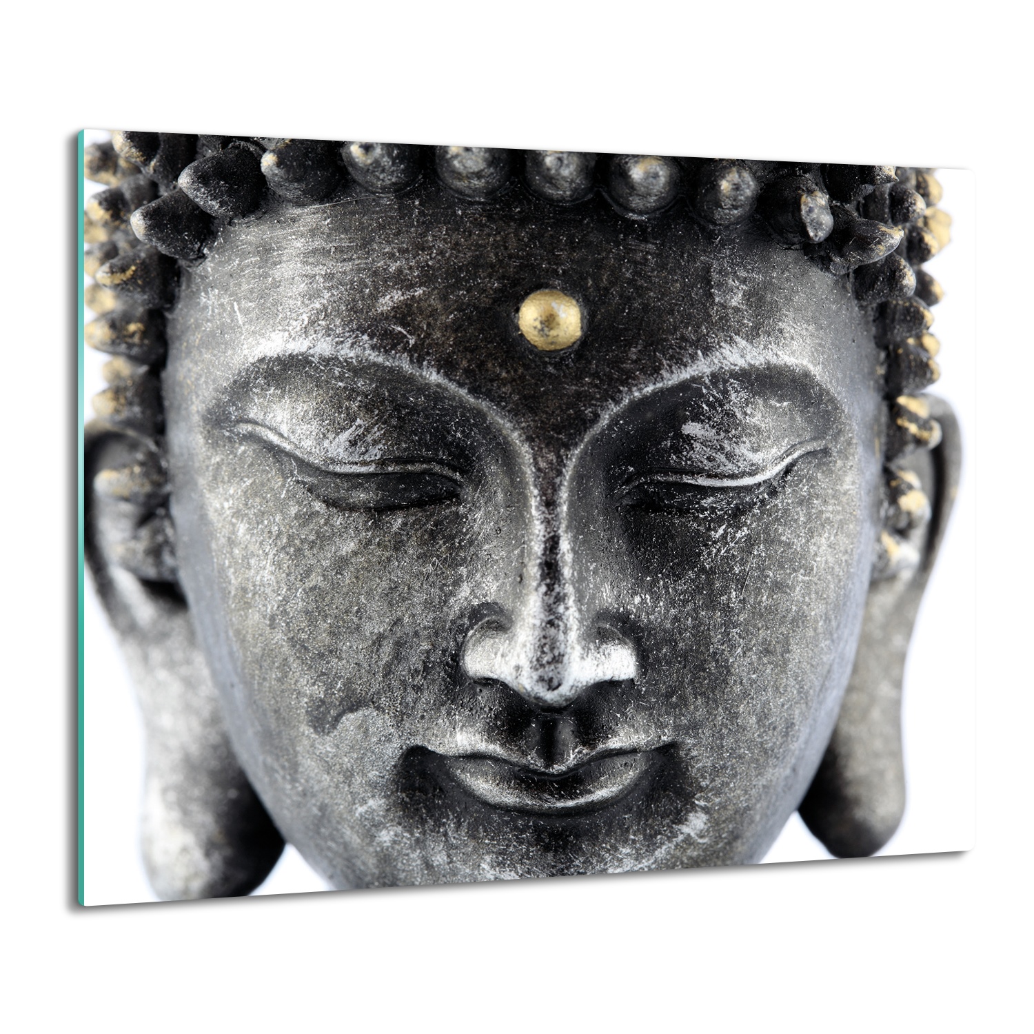 splashback s potiskem Buddha tvář socha 60x52