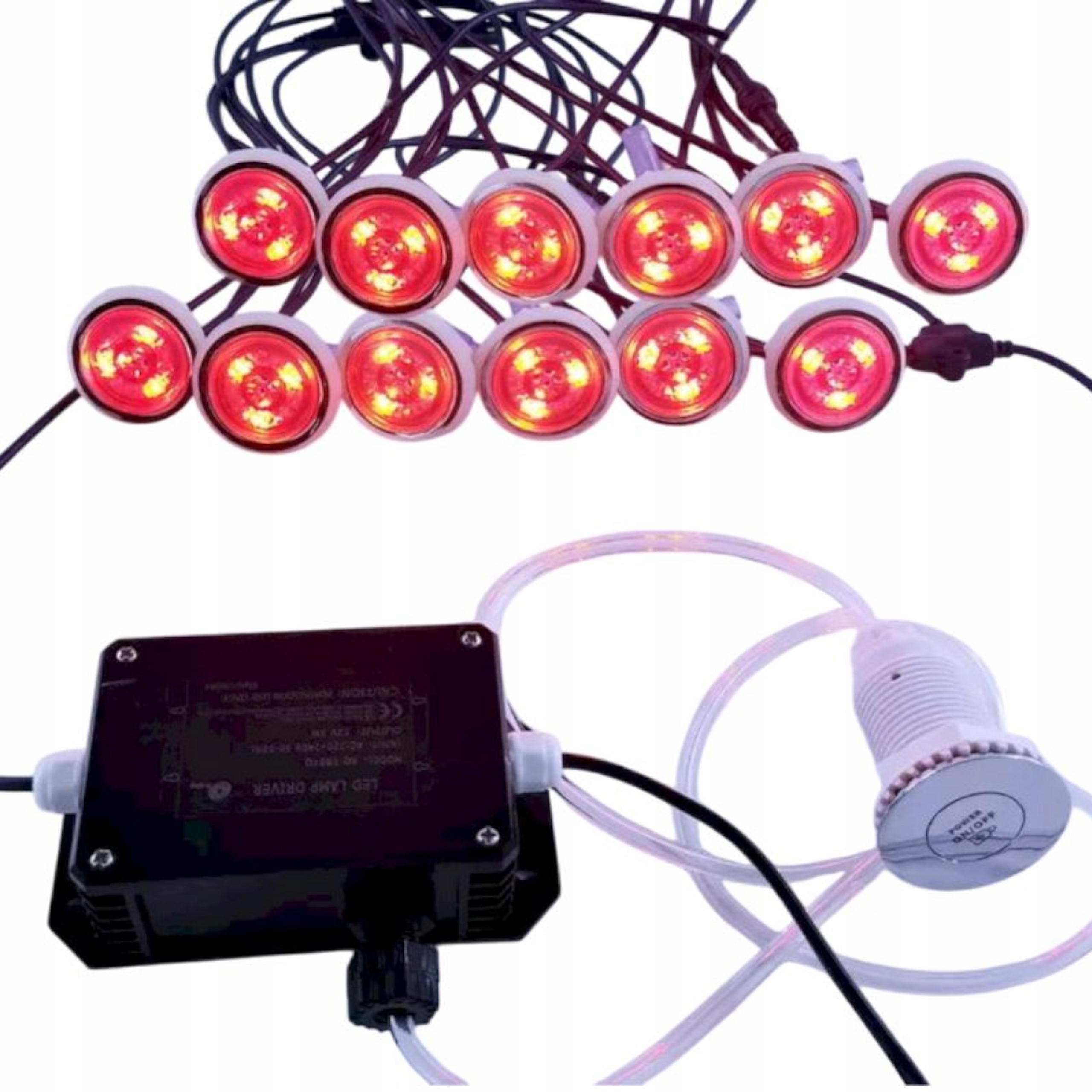 Led Trysky Na Aeromasáž 12 Ks Na Záhradnú Baliu Jacuzi Kúpeľná Vaňa Rgb