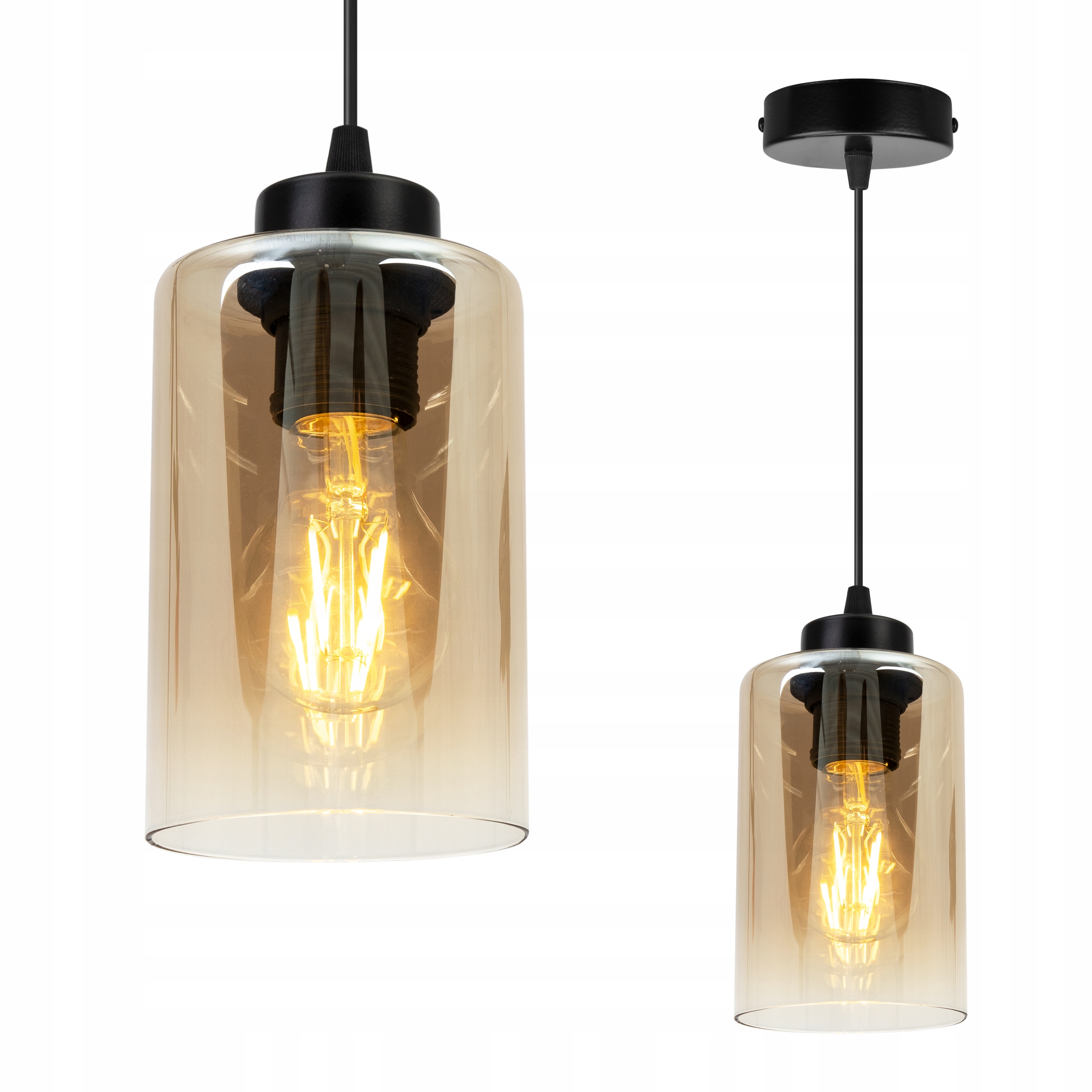 

Lampa Sufitowa Wisząca Do Kuchni Salonu Klosz Loft