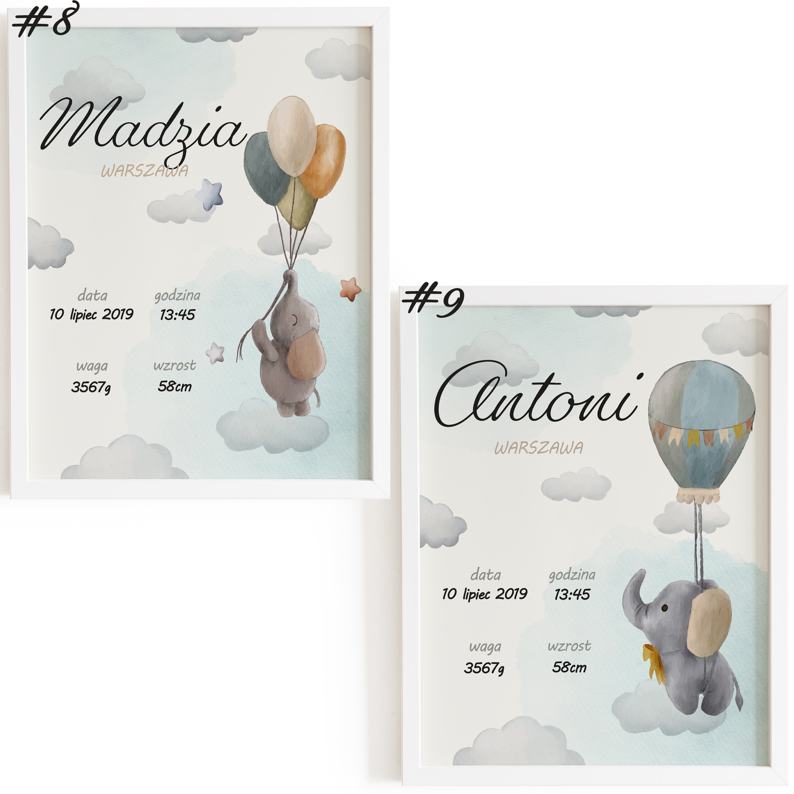 ZESTAW PLAKATY Z MODLITWĄ METRYKĄ DLA DZIECI 3SZT. WZORY FORMAT A4 PREZENT Kod producenta 3002