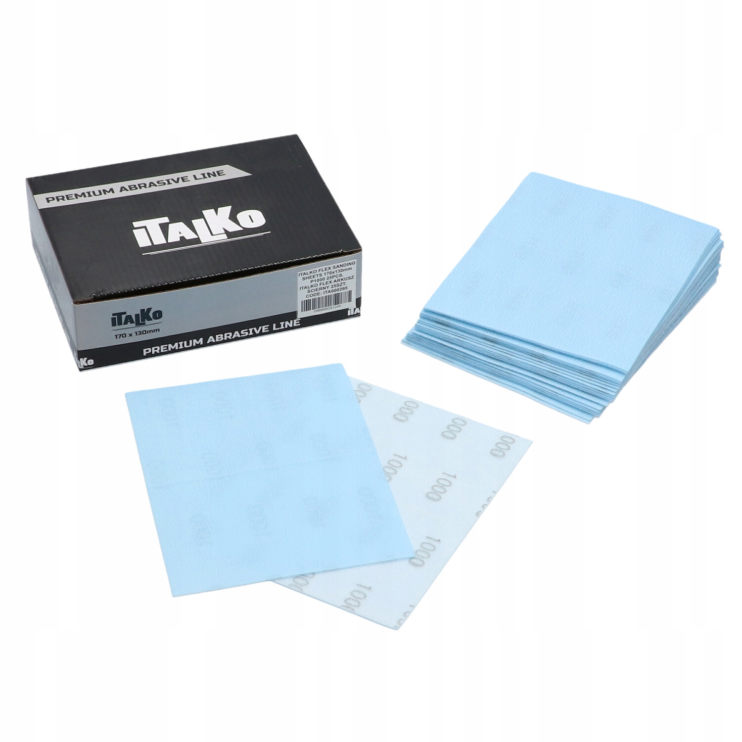 

Italko Flex Papier Ścierny Arkusz 170x130mm P1000