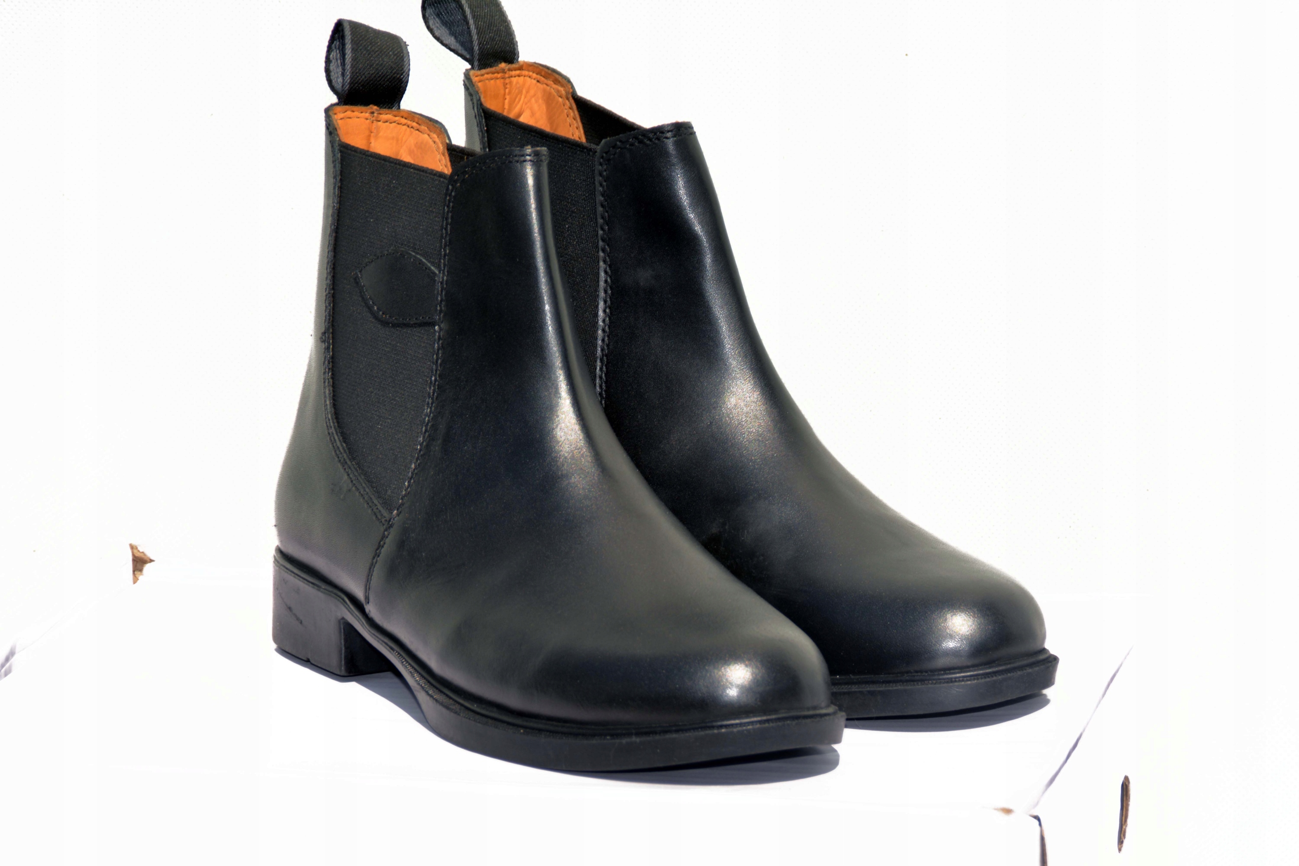 Kožené jezdecké boty, velikost 44, 28,5 cm