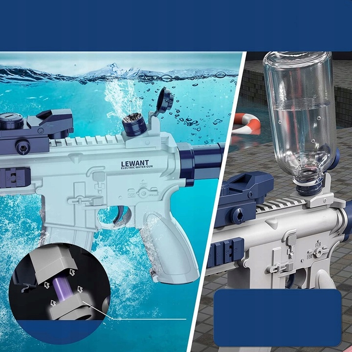 AUTOMATYCZNY KARABIN PISTOLET NA WODĘ M416 DUŻY MIOTACZ WODA BLASTER BASEN Rodzaj pistolet na wodę