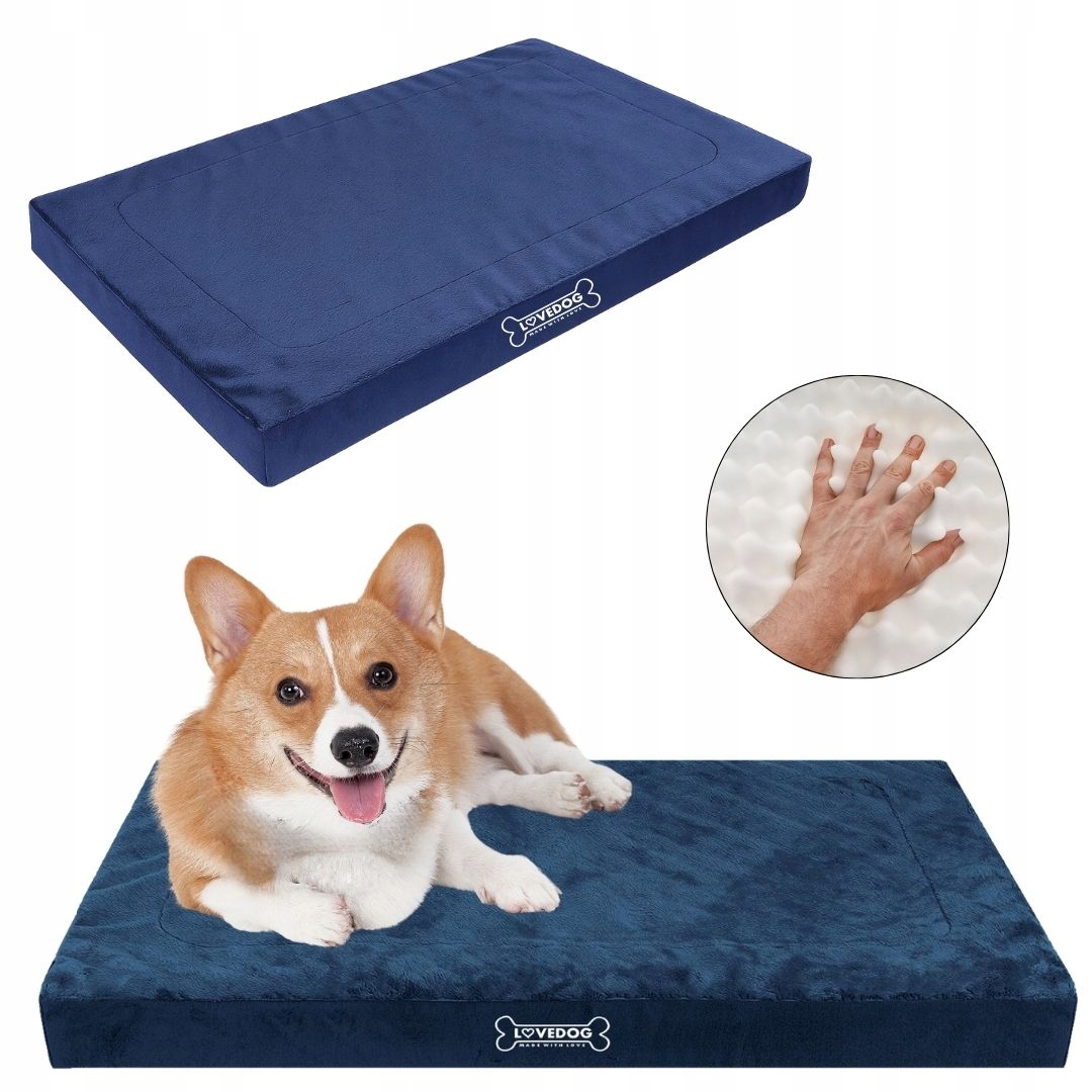 Levně Pelíšek Ortopedické Matrace pro velkého psa L 90x60 Matrace Měkké Potah