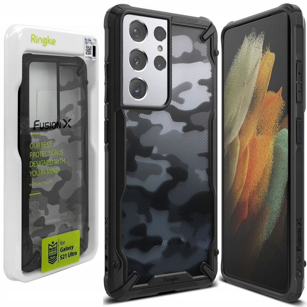 

Etui Ringke Fusion X | Camo do Galaxy S21 Ultra