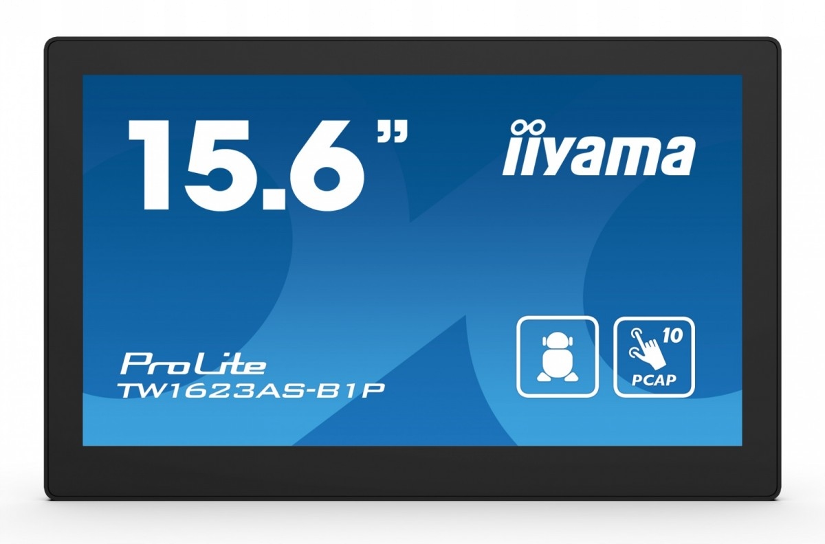 Iiyama Monitor 16 cali TW1623AS-B1P 10P Dot Ips Android Wifi RJ45 Hdmi Usb
