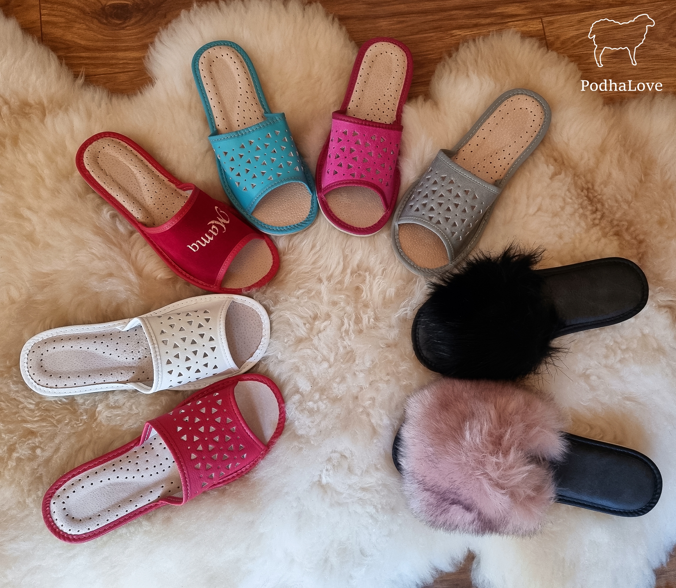 PANTOFLE KAPCIE DAMSKIE PODHALOVE GÓRALSKIE SKÓRZANE KLAPKI CIAPY LACZKI Płeć kobieta