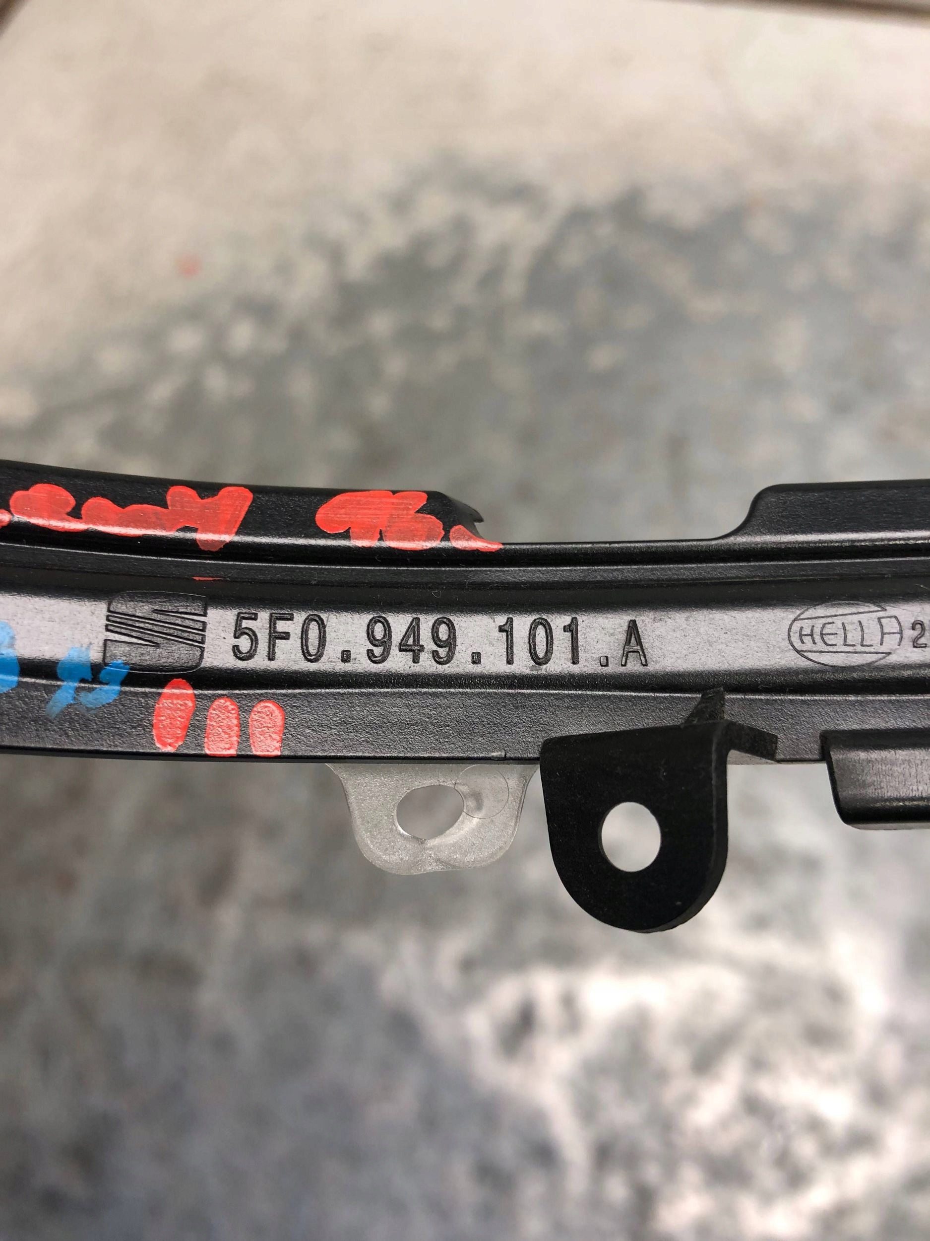 indicator mirrors left SEAT LEON III 5F0949101A