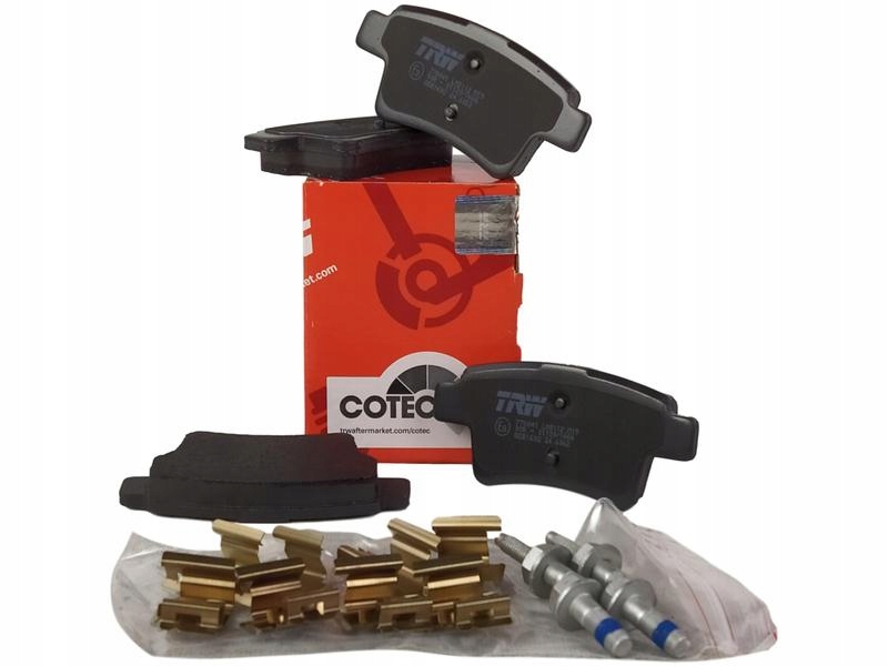 TRW KLOCKI HAMULCOWE TYŁ CITROEN C4 PICASSO Strona zabudowy tył