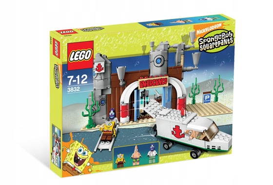 Lego Spongebob 3832 The Emergency Room. Jazda w karetce. Ideał do kolekcji