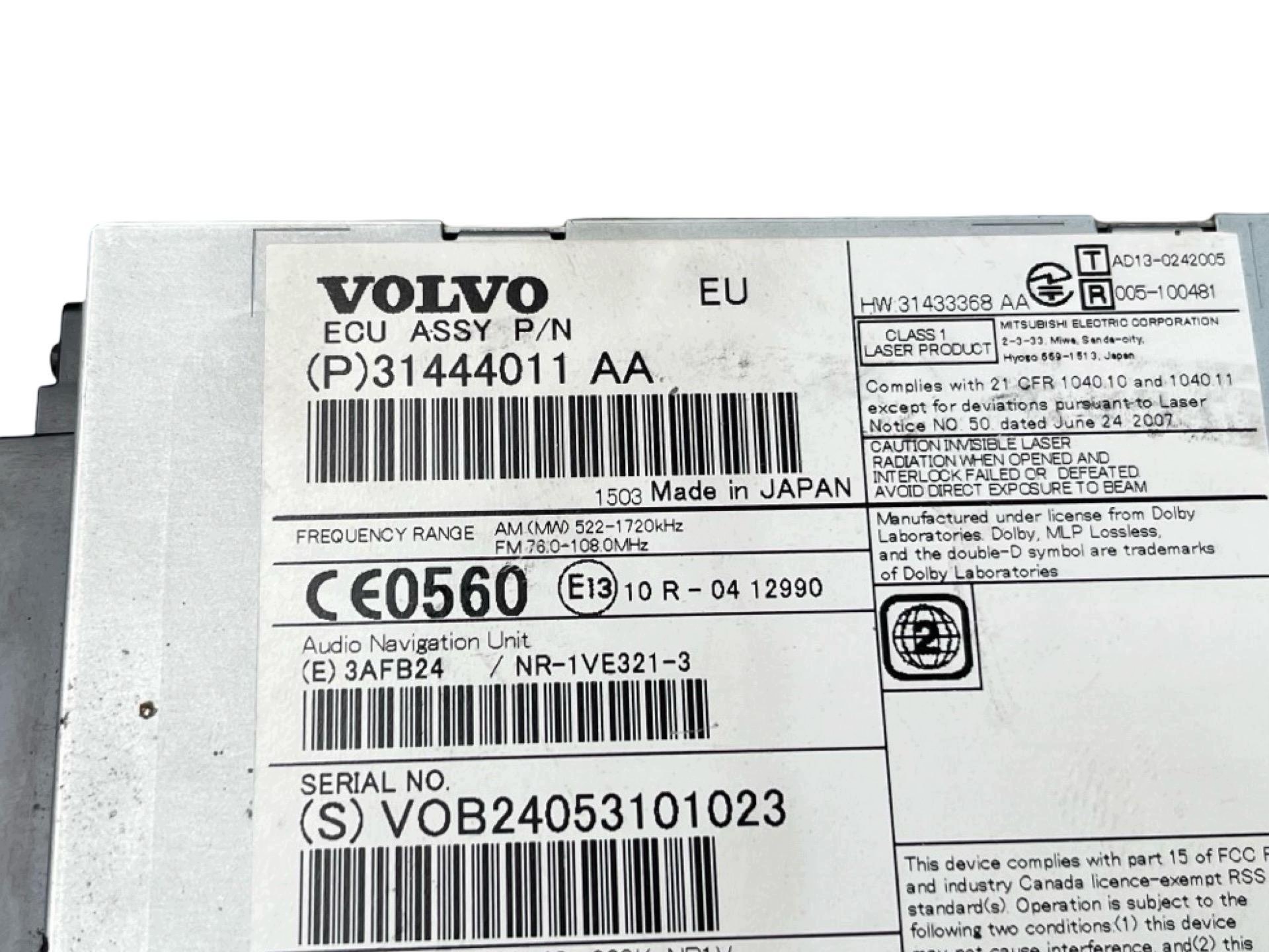 Radio auto Volvo V40 2 2015 31382906AC