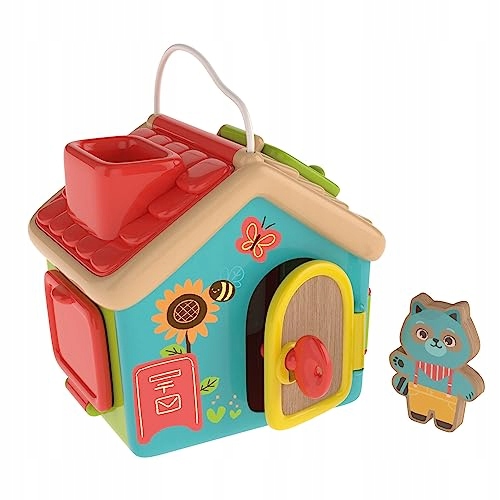 Clementoni 17857 Lock & Key House-Montessori, Skill Development, Rodzaj łamigłówki