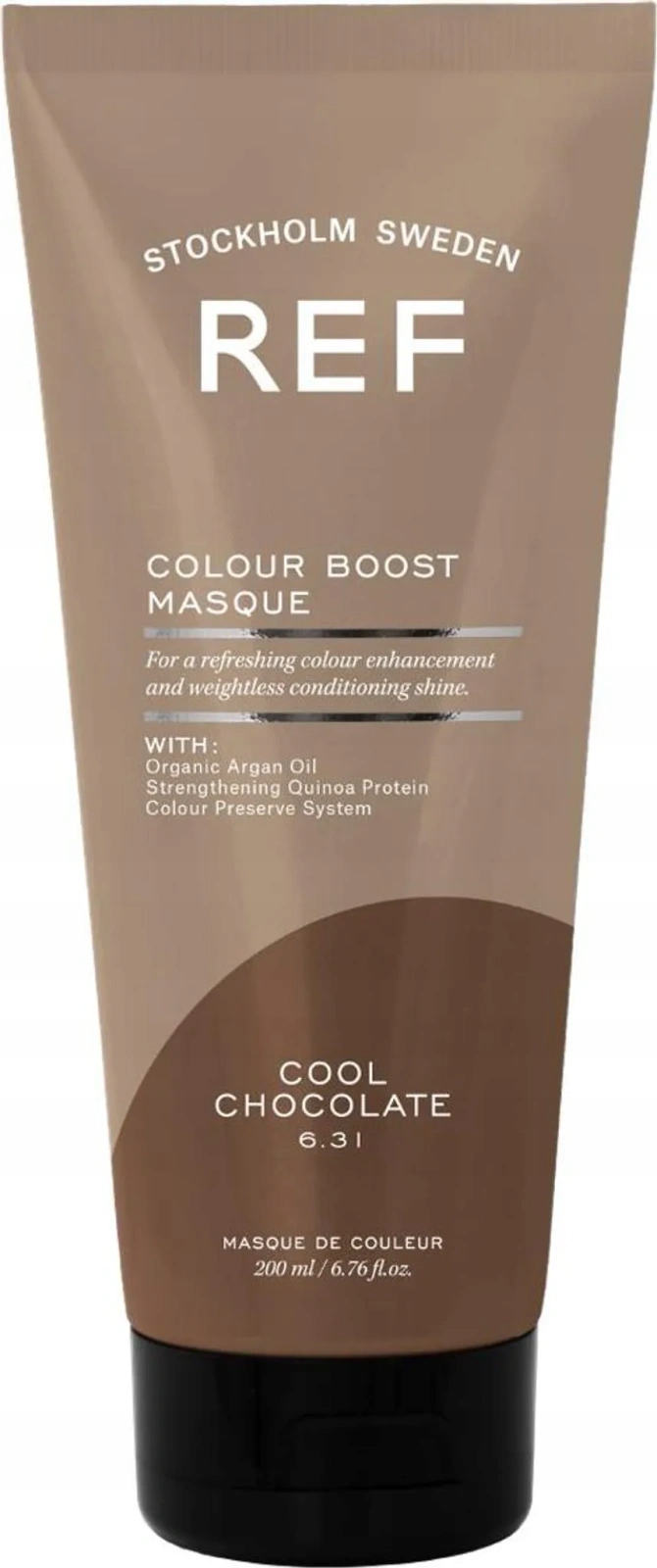 Ref Colour Boost Cool Chocolate Osvěžující maska Čokoládová barva 200 Ml